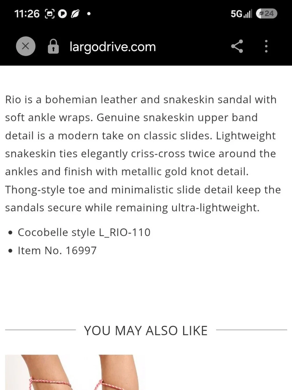 l*space snakeskin thong